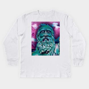 Diogenes Portrait | Diogenes Artwork 5 Kids Long Sleeve T-Shirt